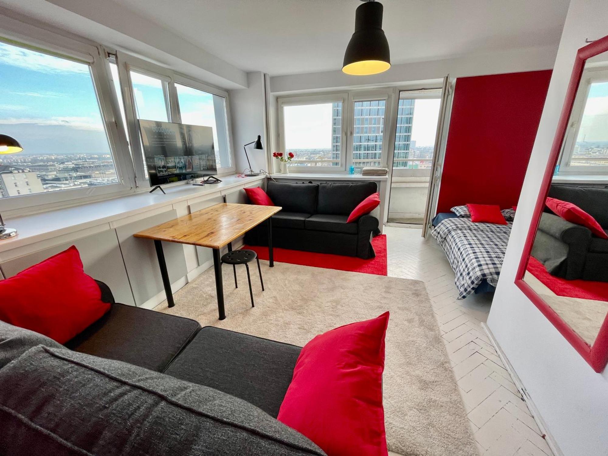 Sawa 3 Metro X2 Fast Wifi 50'Tv Netflx Hbo Appletv+ Amazontv Apartment Warsaw Luaran gambar